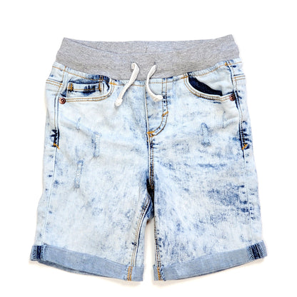 Old Navy Boys Distressed Jean Shorts 4T Used View 1
