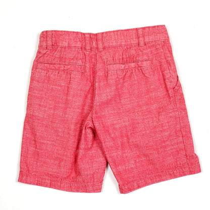 Cat Jack Boys Red Chambray Shorts Size 8 Used View 2