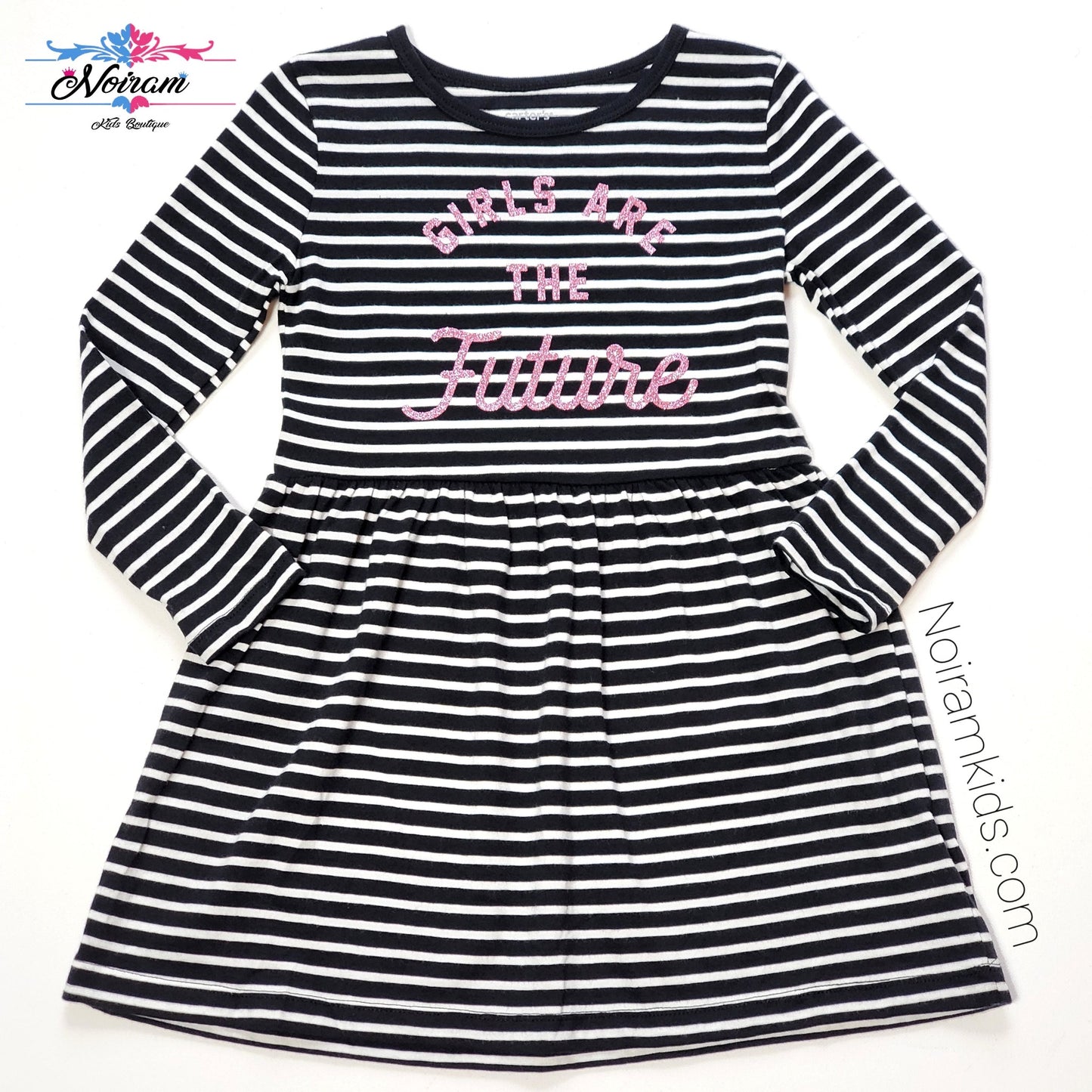 NWT Carters Girls Are the Future Dress 3T View 1