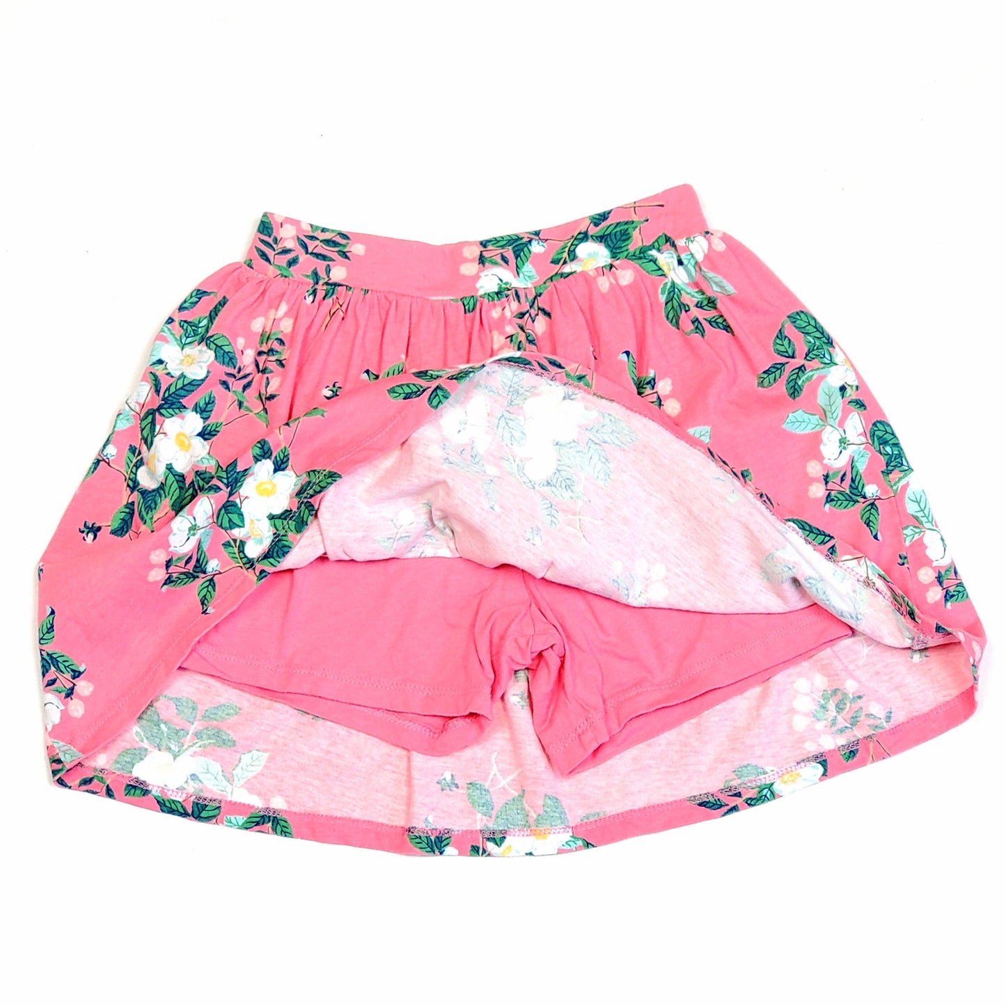 Carters Girls Pink Floral Skort Size 8 Used View 2