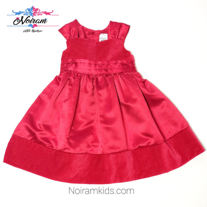 Carters Red Special Occasion Girls Dress 9M Used View 1