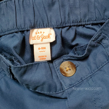 Cat Jack Blue Cuffed Baby Boy Pants Used View 3