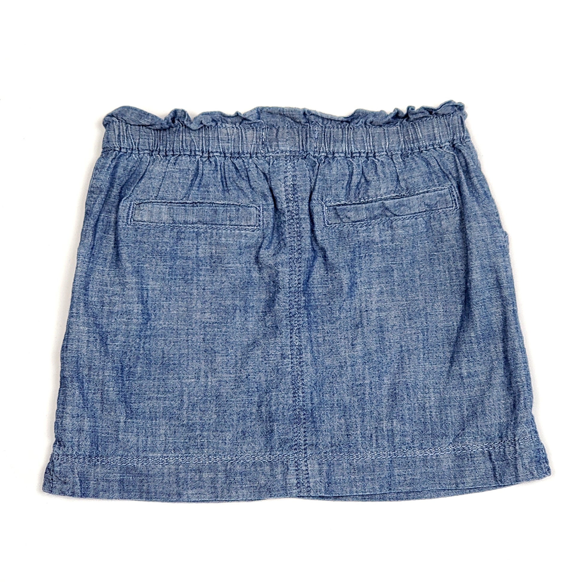 Old Navy Girls Chambray Denim Skort 4T Used View 2