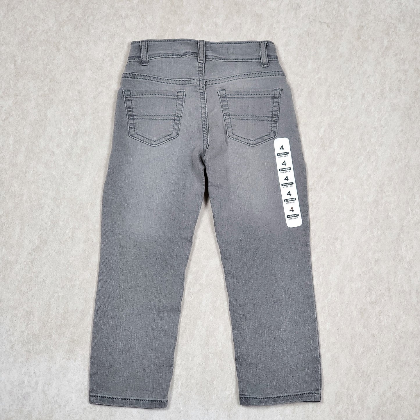 Childrens Place Boys Grey Jeans Size 4 NWT View 2