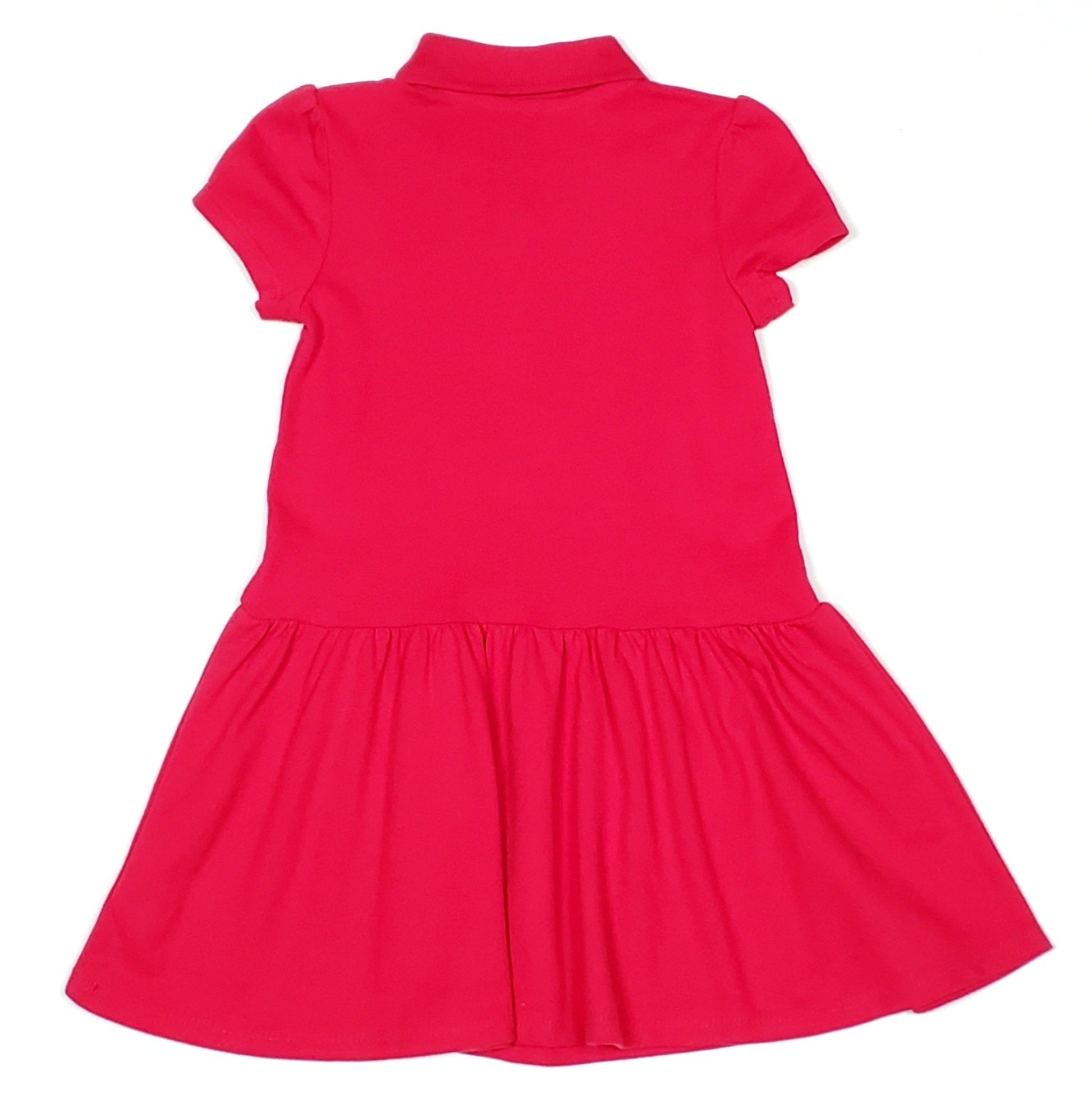 Childrens Place Girls Red Polo Dress 3T NWT View 2