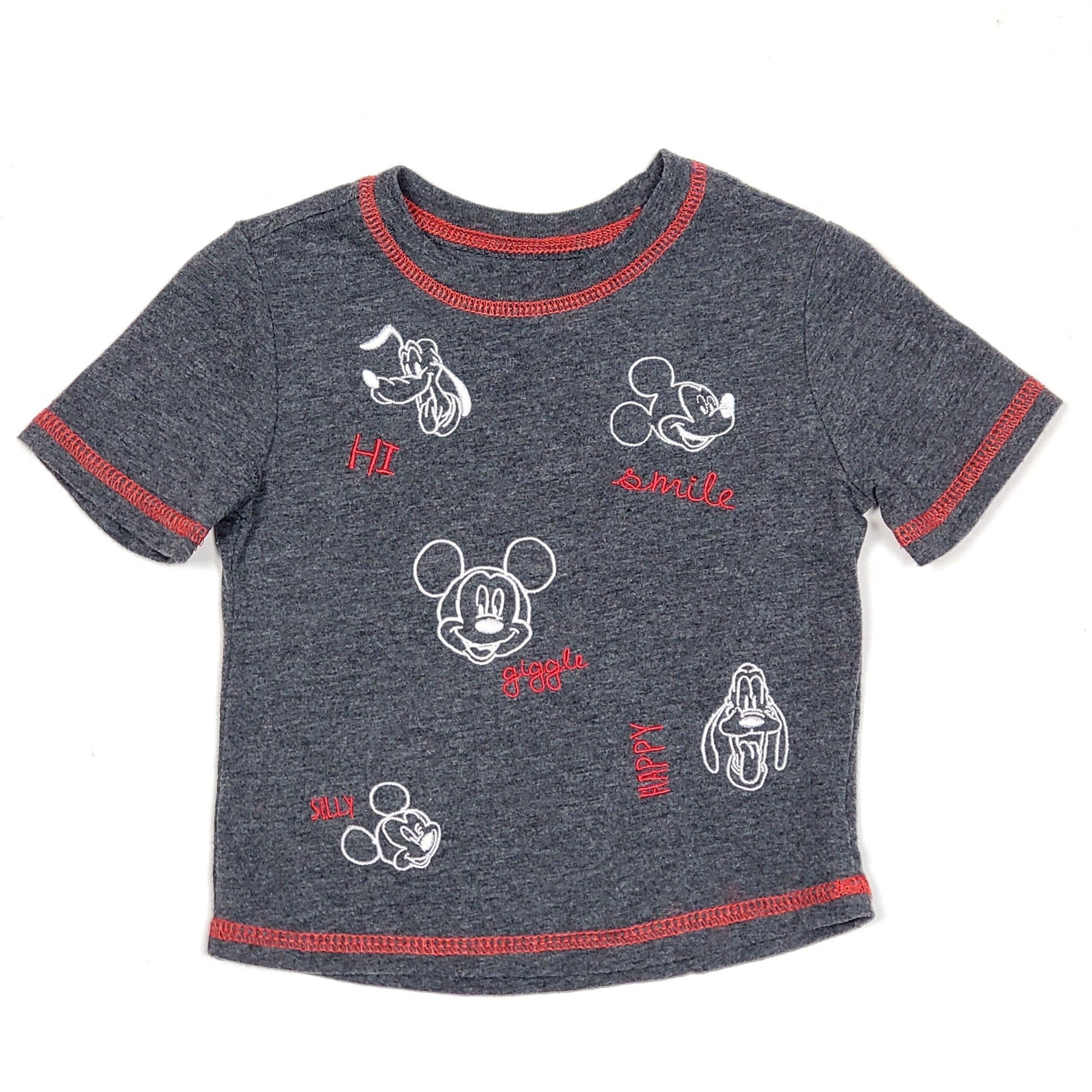 Disney Baby Mickey Mouse Goofy Shirt 12M Used View 1