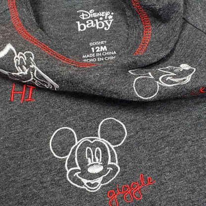 Disney Baby Mickey Mouse Goofy Shirt 12M Used View 3