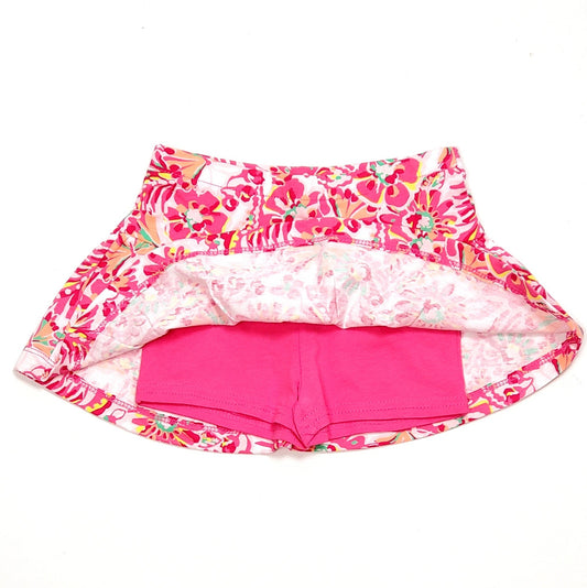 Childrens Place Girls Skort 2T Pink Floral Print Used View 2
