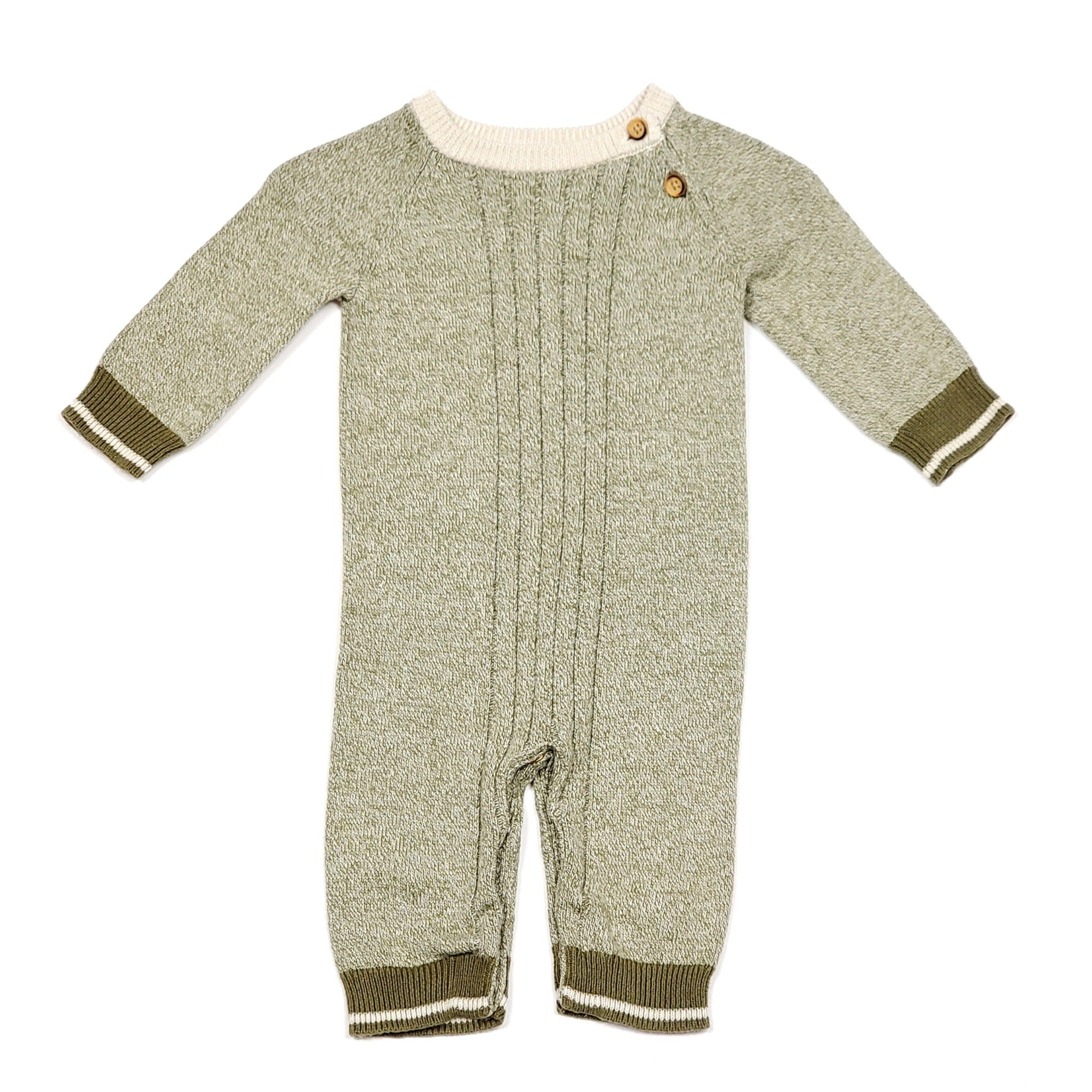 Cat & Jack Green Boys Knit Sweater One Piece NB