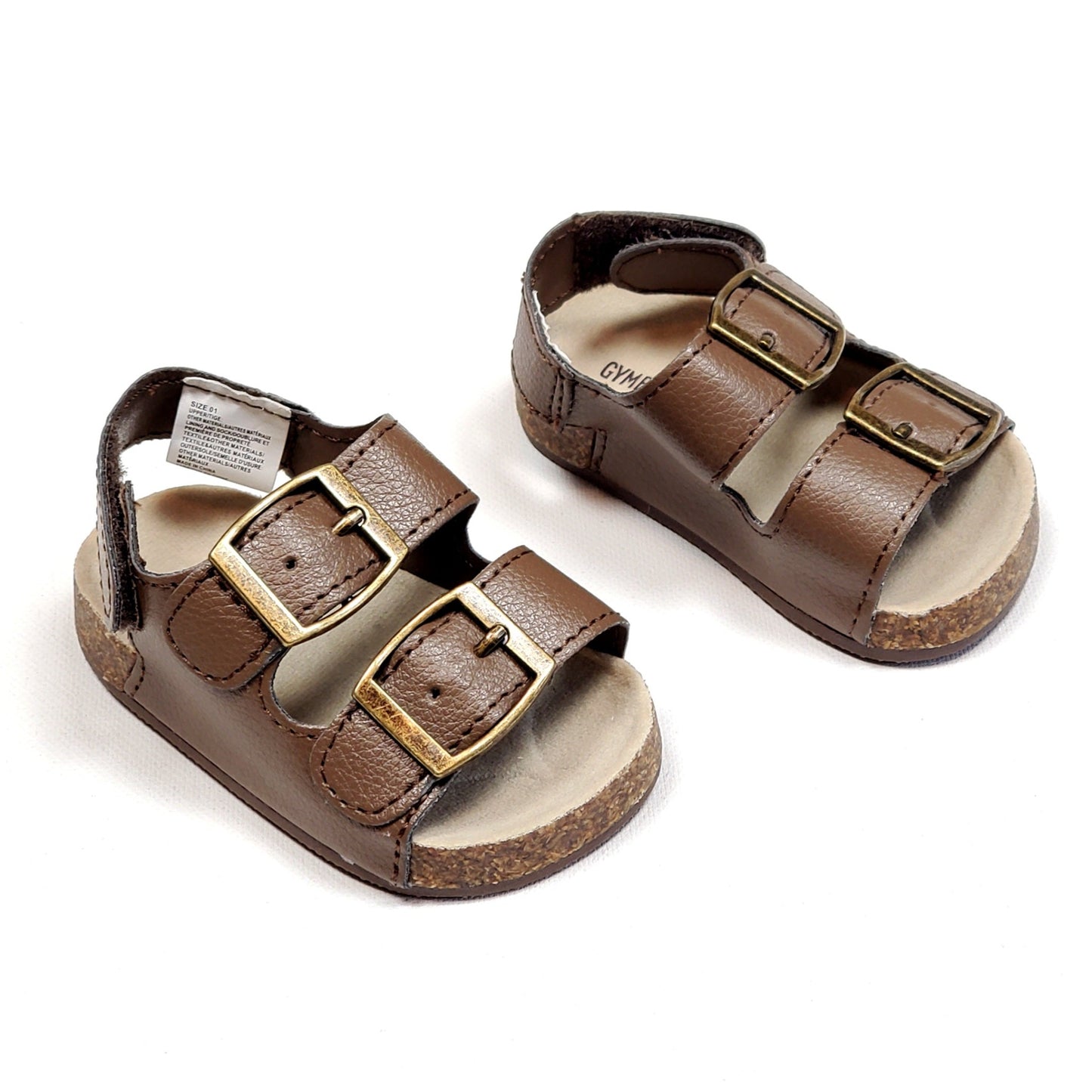 Gymboree Baby Brown Sandals Size 01 Used View 2