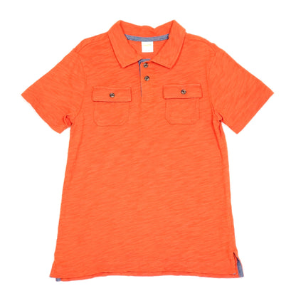 Gymboree Boys Orange Polo Shirt Size 7 Used View 1