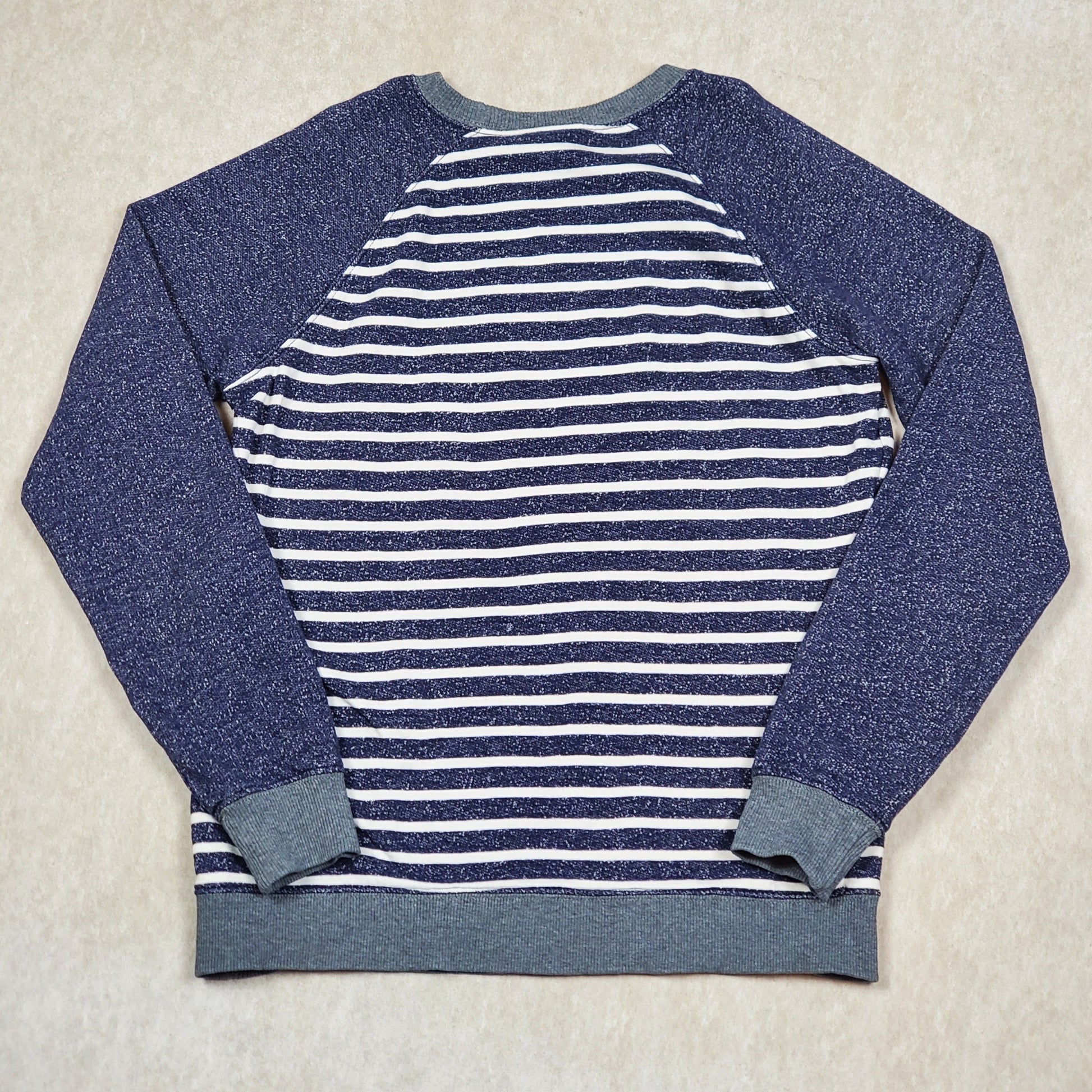 Hanna Andersson Boys Blue Striped Sweatshirt Size 12 Used View 3
