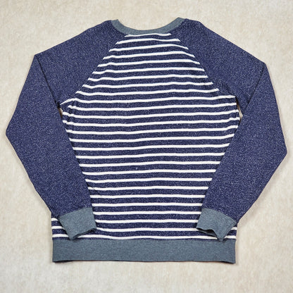 Hanna Andersson Boys Blue Striped Sweatshirt Size 12 Used View 3