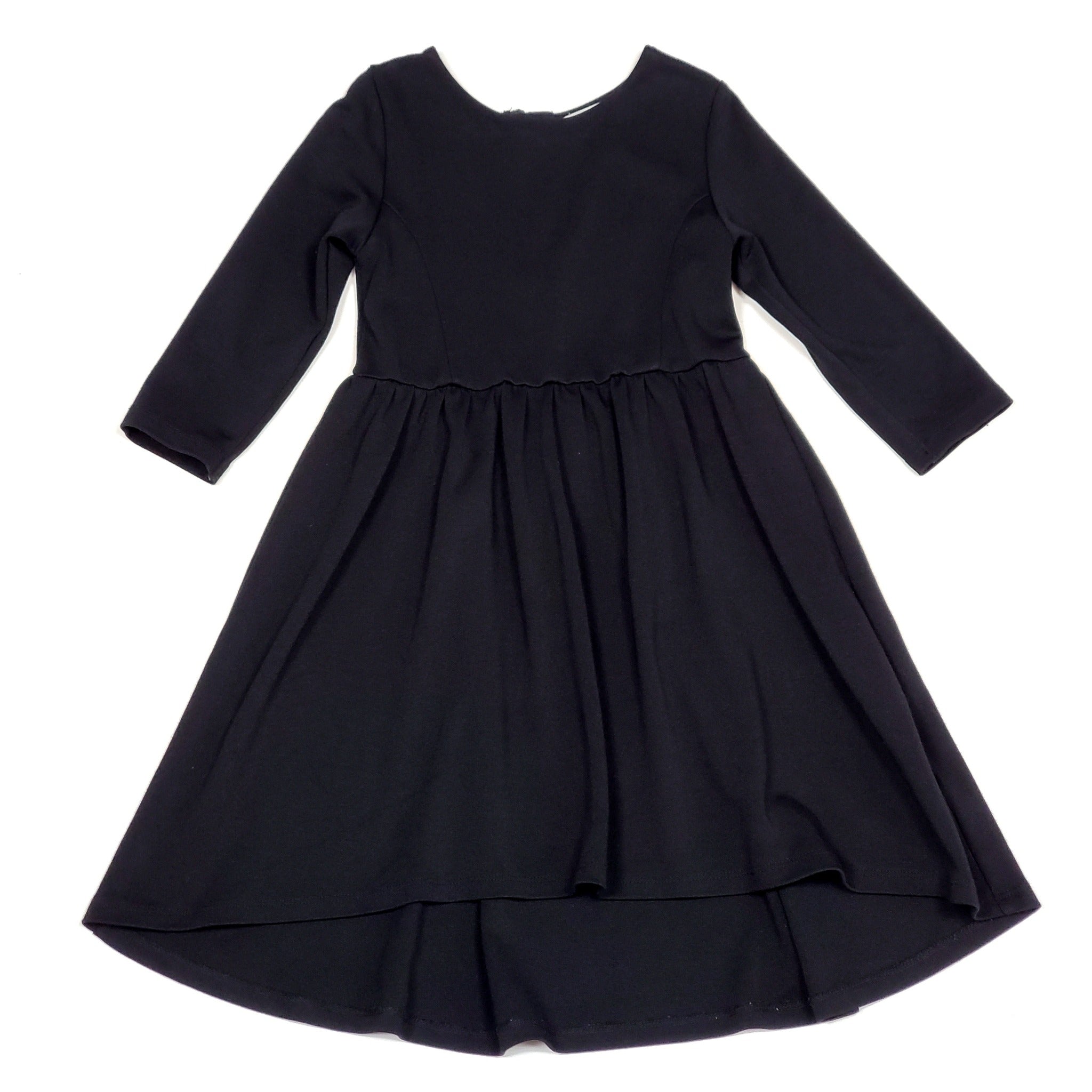 Girls black high low on sale dress