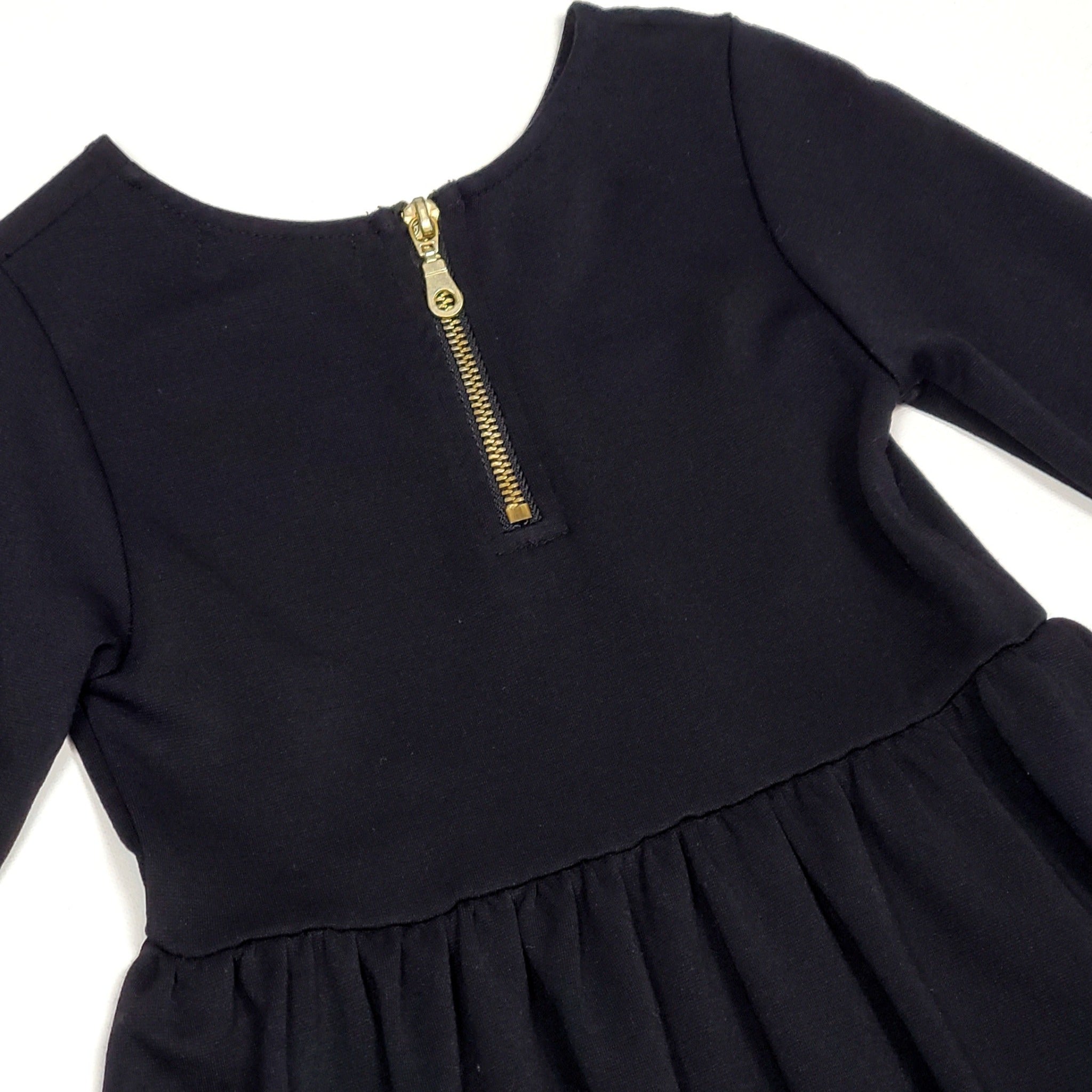 Girls black high low on sale dress