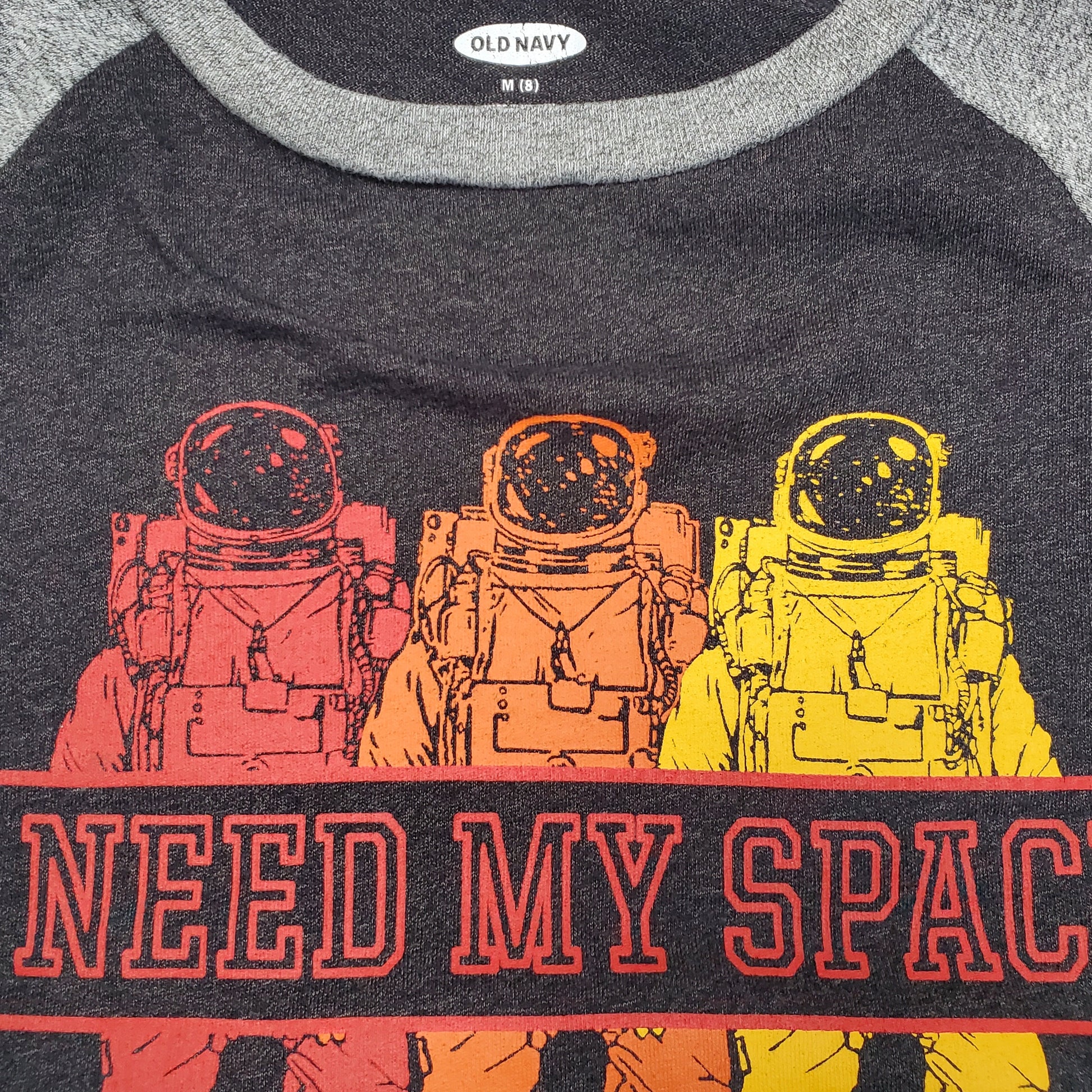 Old Navy Boys I Need My Space Graphic Shirt Size 8 Used View 3
