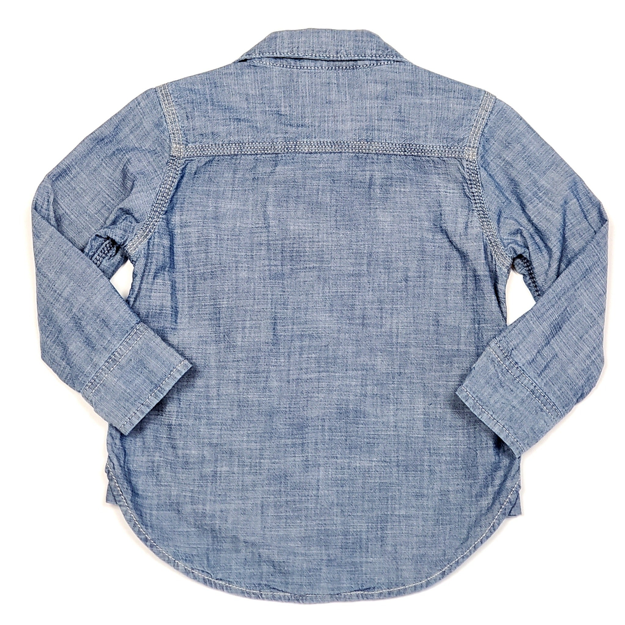 Baby Gap Boys Lined Chambray Shirt Size 2