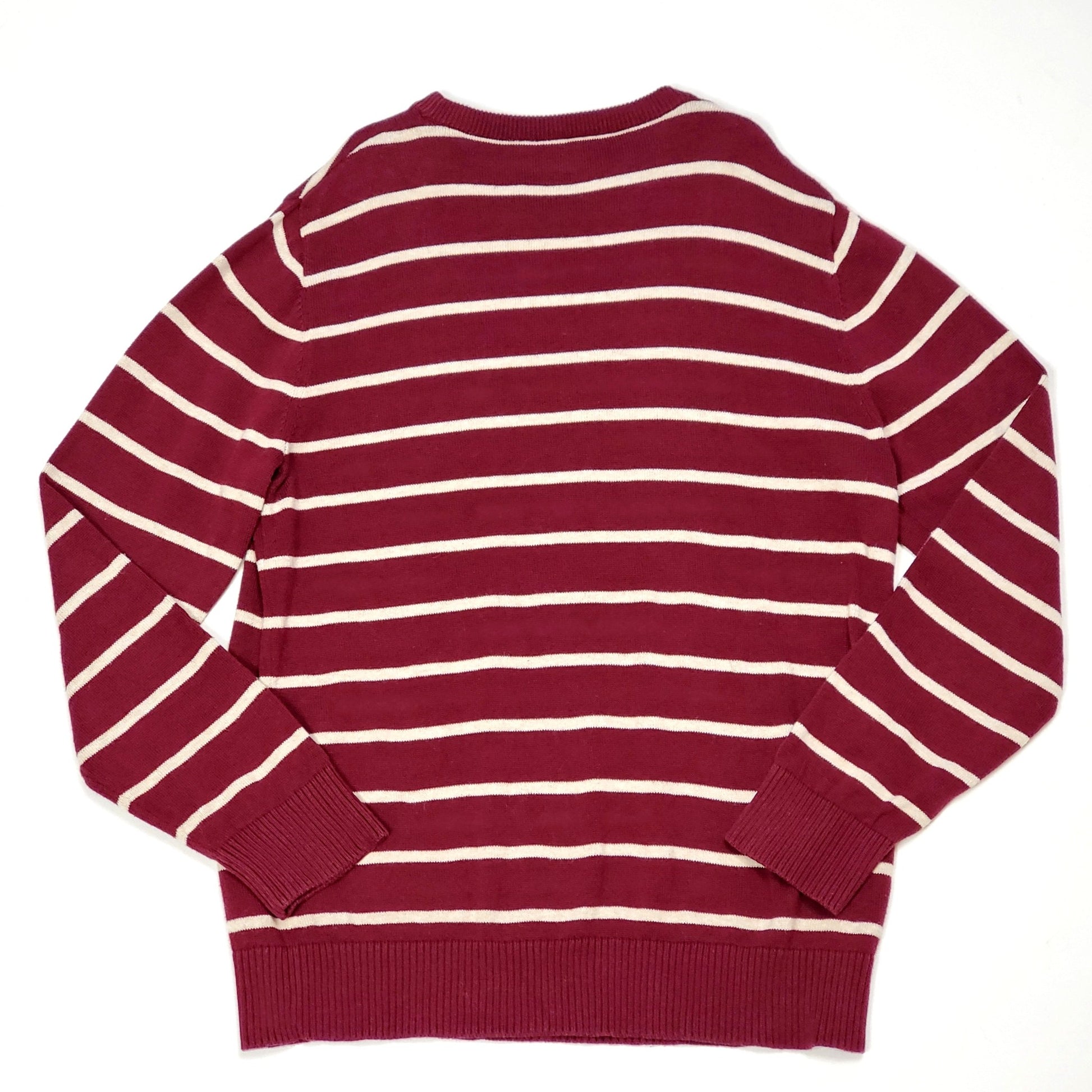 Childrens Place Maroon Striped Boys Sweater 10 Used View 2