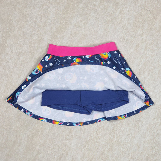 My Little Pony Girls Rainbow Dash Skort 4T Used View 2