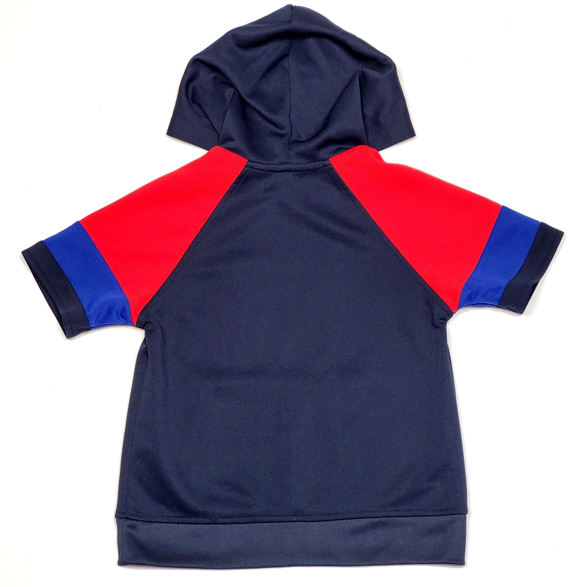 Navy blue short sleeve 2024 hoodie