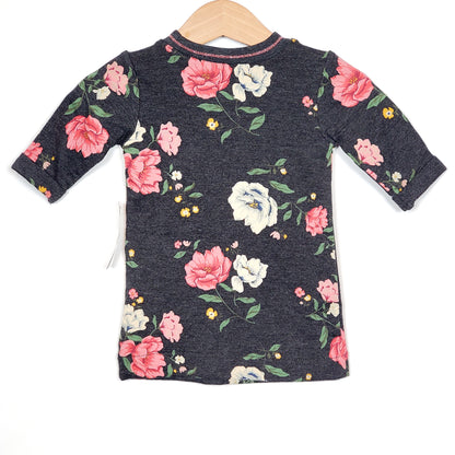 Old Navy Girls Floral Sweater Dress 0-3M NWT View 2