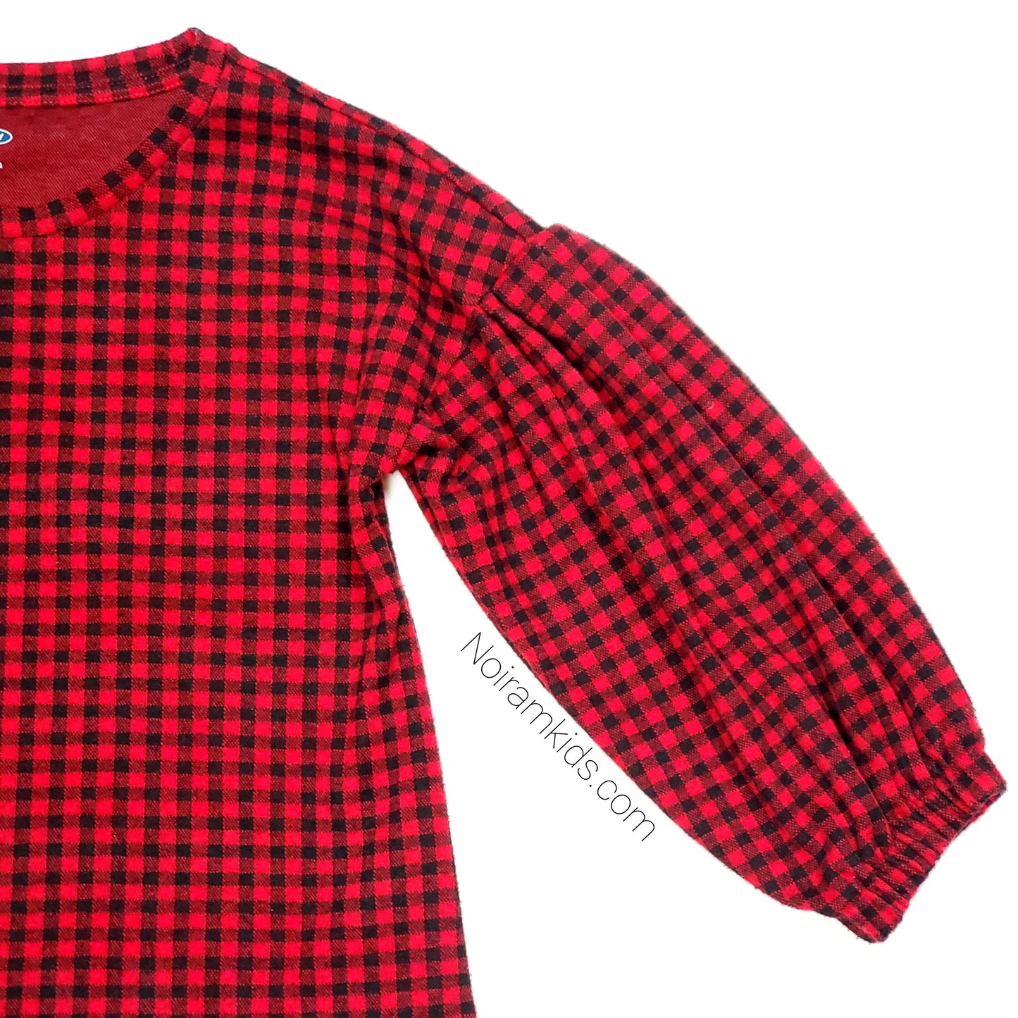 Old Navy Buffalo Plaid Girls Top Size 6 Used View 2