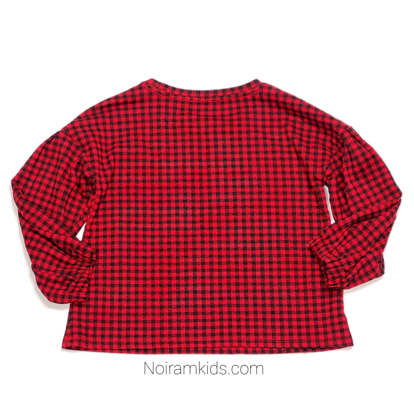 Old Navy Buffalo Plaid Girls Top Size 6 Used View 3
