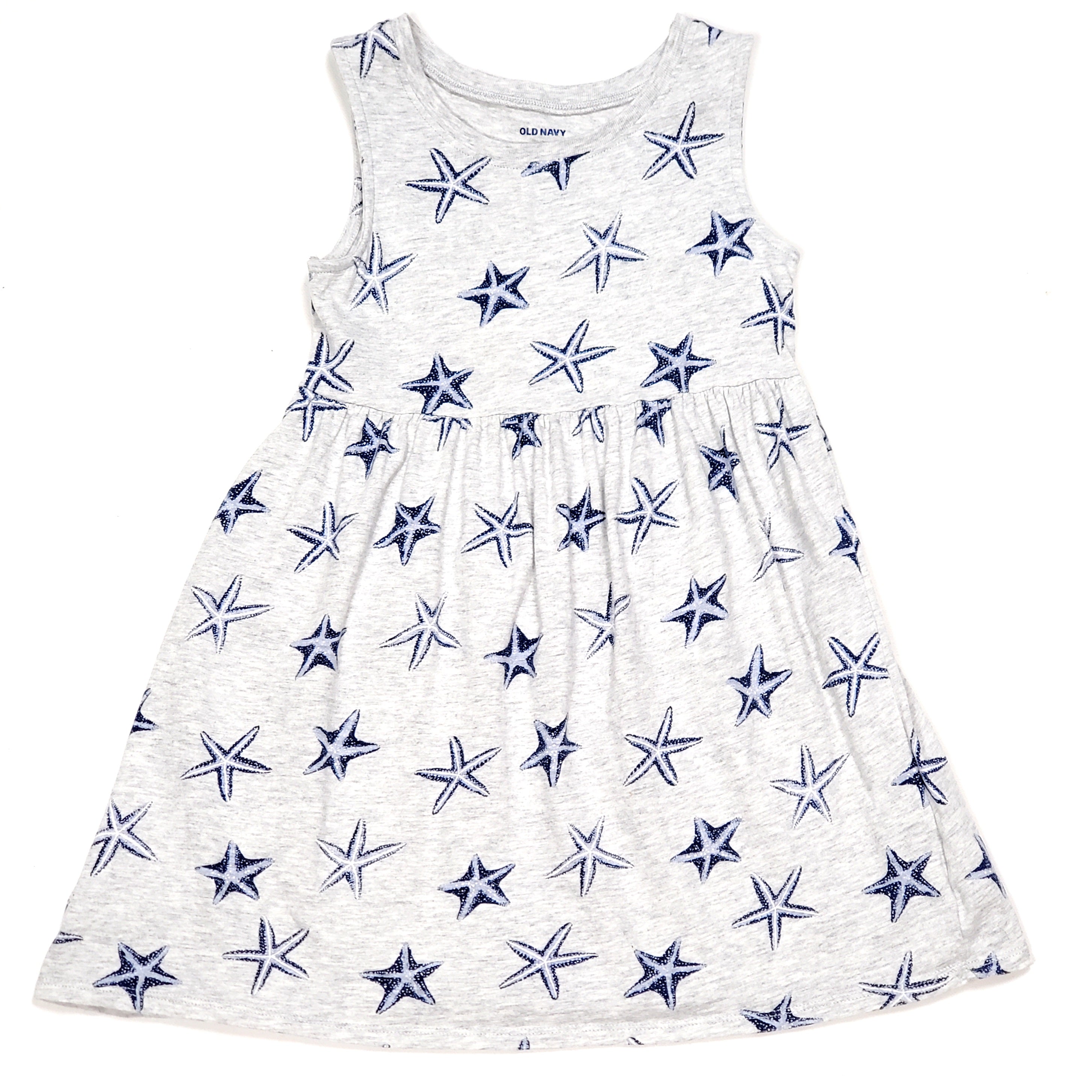 Old Navy Starfish Print Girls Dress 4T Used Noiram Kids Boutique