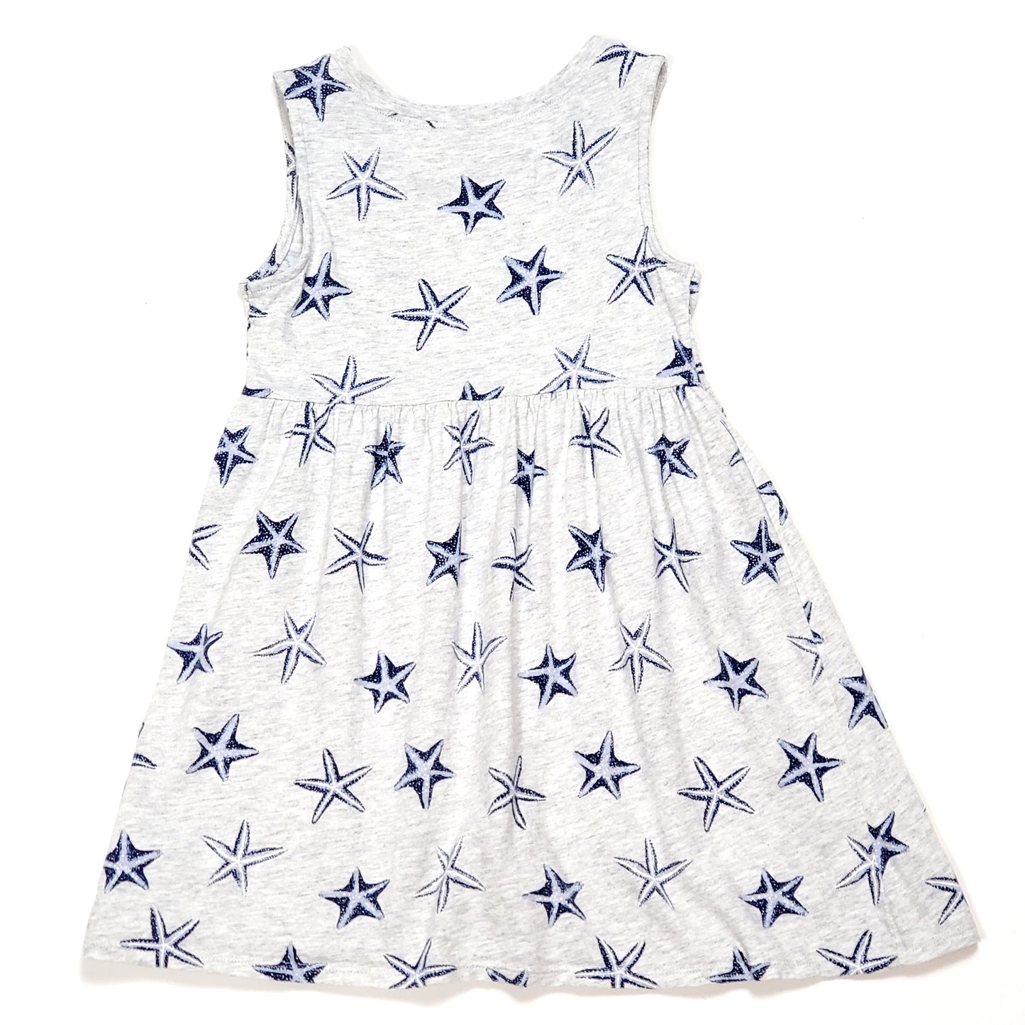 Old Navy Starfish Print Girls Dress 4T Used View 2