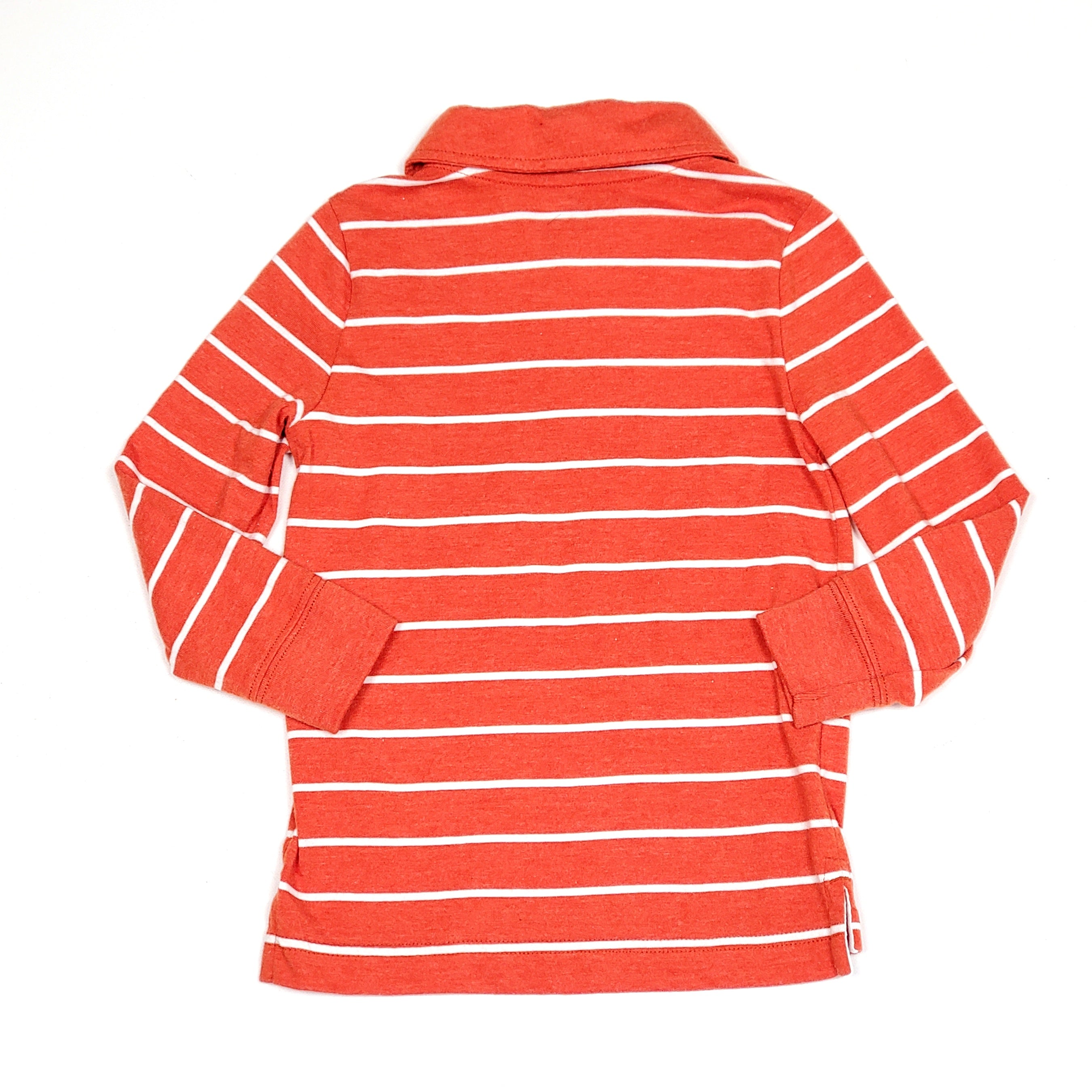 Old Navy Boys Orange White Striped Polo Shirt Used Noiram Kids Boutique