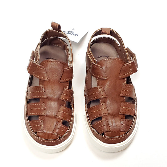 Oshkosh Boys Brown Sandals Size 7 NWT View 1