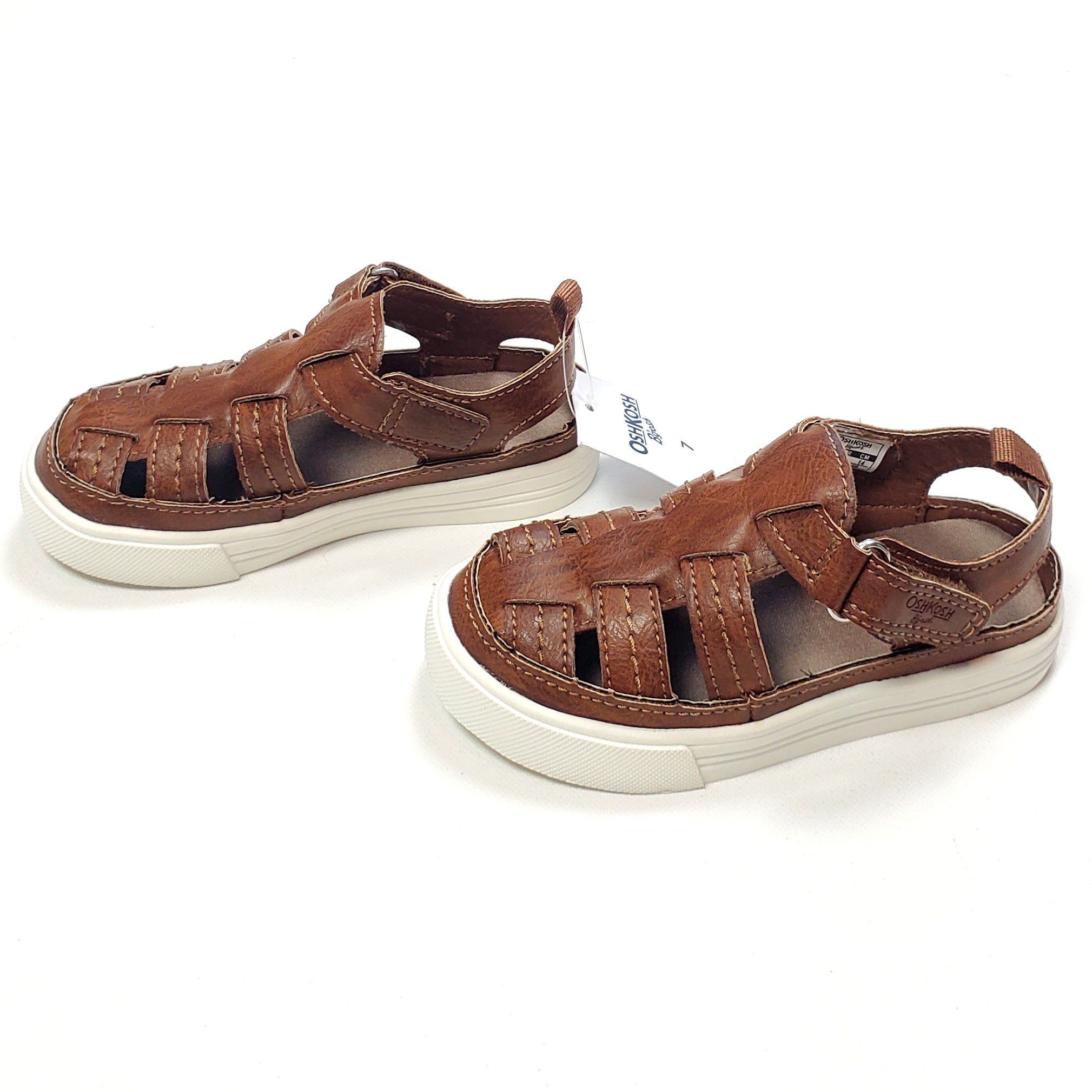 Hopscotch Boys Synthetic Leather Leather Sandals in Brown Color, UK:11  (BKU-4132442) : Amazon.in: Fashion