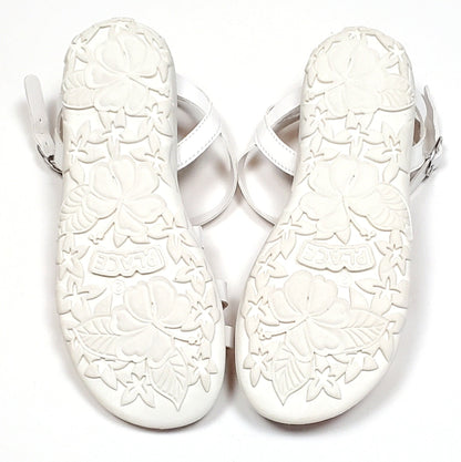 Childrens Place Girls White Sandals Size 2 Used View 3