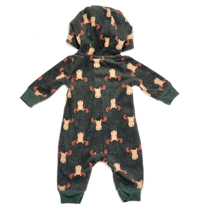 Just One You Carters Boys Reindeer One Piece 3M Used View 2
