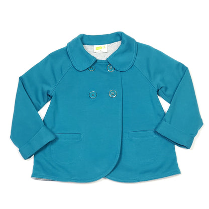 Crazy 8 Teal Girls Jacket 2T Used View 1