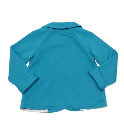 Crazy 8 Teal Girls Jacket 2T Used View 2