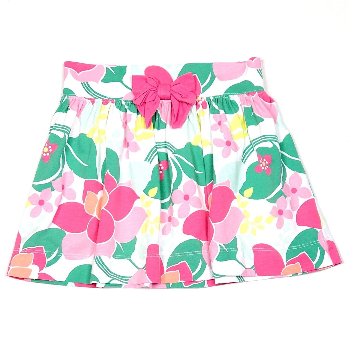 Gymboree White Pink Floral Girls Skirt Size 6 Used View 1